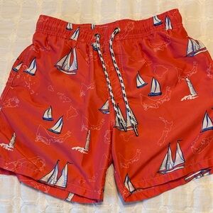 Sailor's Delight Red Men's Athletic Shorts
